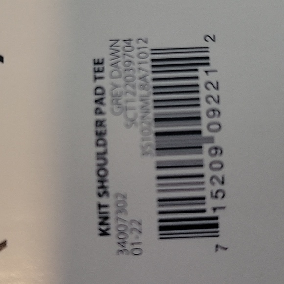 Light grey scoop tee - Picture 4 of 4